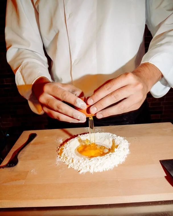 A moment in the Cantiere Gastronomico studio